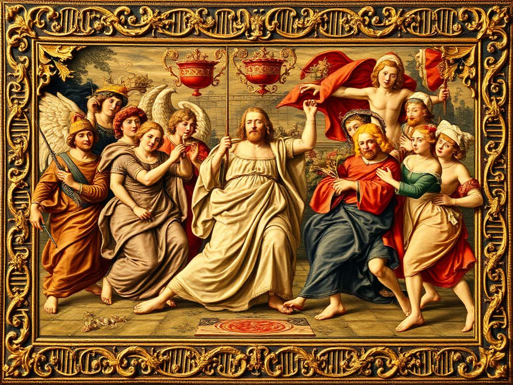 Arazzo con Trionfo della Virtù