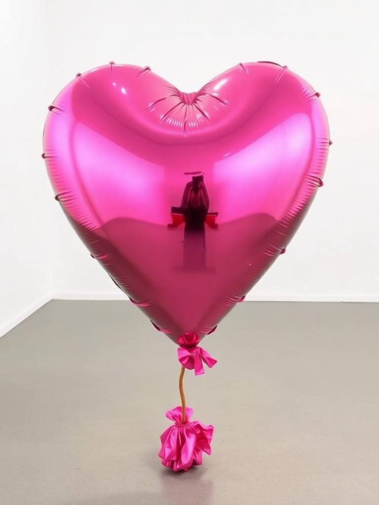 Balloon Heart (Magenta) — variante